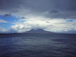 Veduta di napoli - Vesuvio